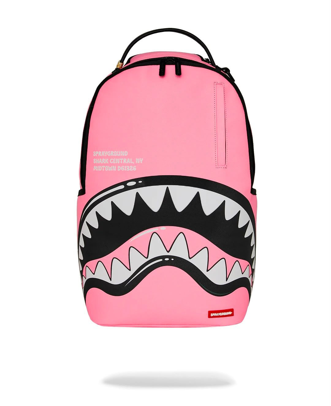 Zaino Sprayground fucsia SHARK CENTRAL PINK EMBROIDERED SHARK BACKPACK
