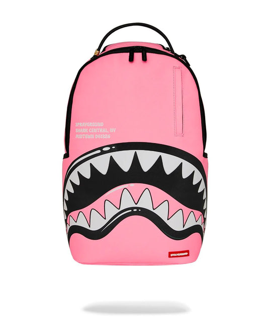 Zaino Sprayground fucsia SHARK CENTRAL PINK EMBROIDERED SHARK BACKPACK