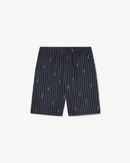 Bermuda Lacoste stampa pinstripe uomo