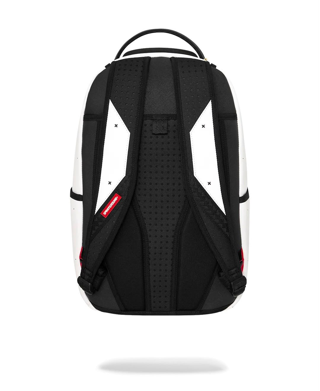 Zaino Sprayground bianco SHARK CENTRAL LIQUID CHROME BACKPACK