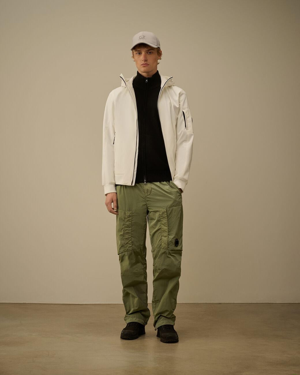 Maglia C.P. Company fullzip in misto lana uomo