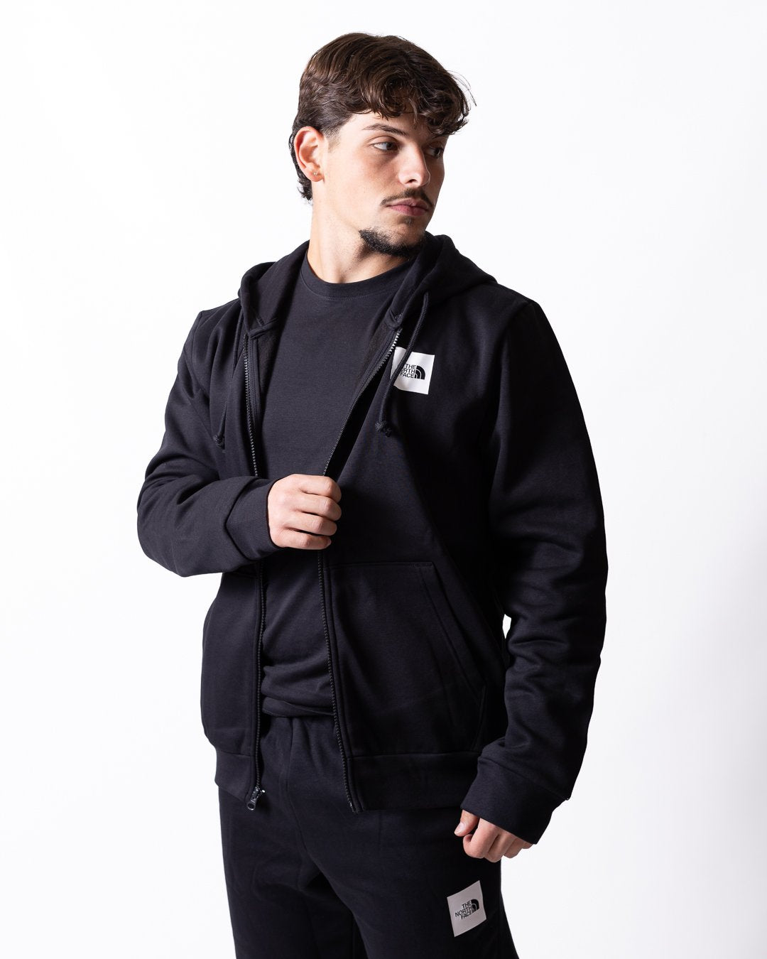 Felpa The North Face con cappuccio e logo stampato