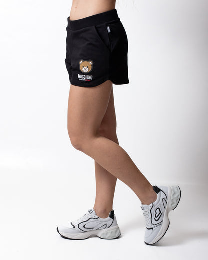Short Moschino Underwear in felpa con logo "Teddy Bear" donna