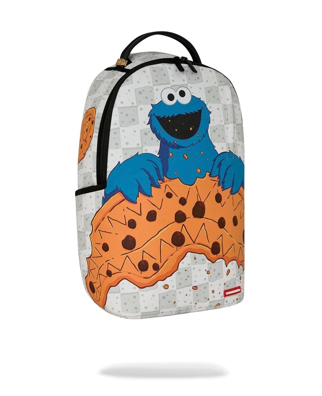 Zaino Sprayground bianco SESAME STREET COOKIE MONSTER SHARK BACKPACK