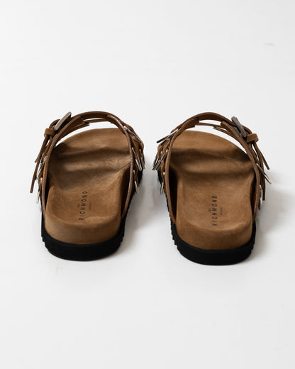 Sandalo John Richmond in suede uomo