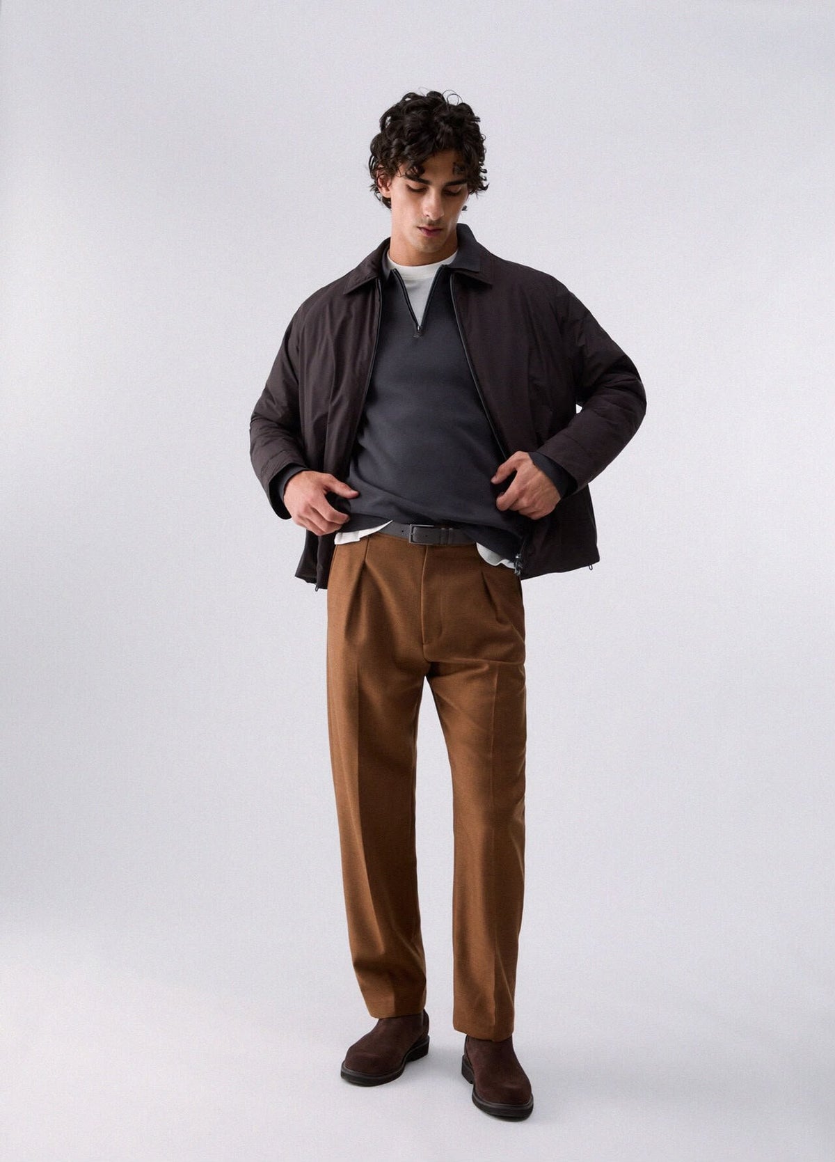 Pantalone Liu Jo in lana con logo metallico
