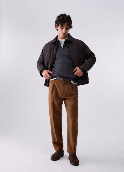 Pantalone Liu Jo in lana con logo metallico
