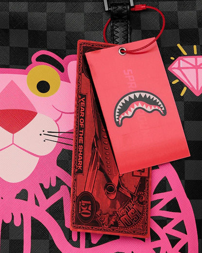 Borsa Sprayground nero "Pink Panther: drippy diamons tote"