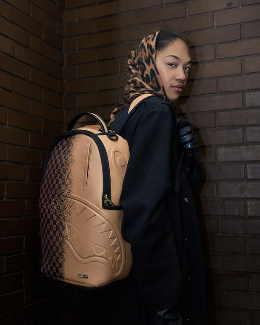 Zaino Sprayground marrone "Henny spritz backpack" 