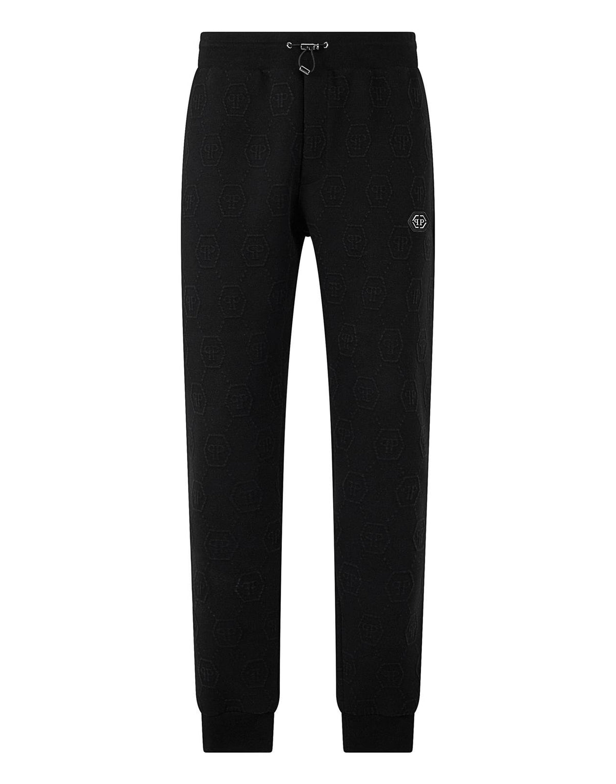 Pantalone Philipp Plein Jacquard Monogram con patch logo