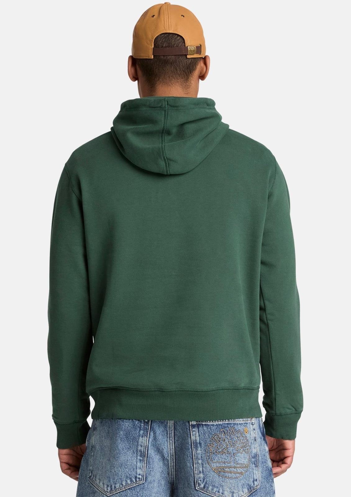Felpa Timberland con cappuccio e logo ricamato