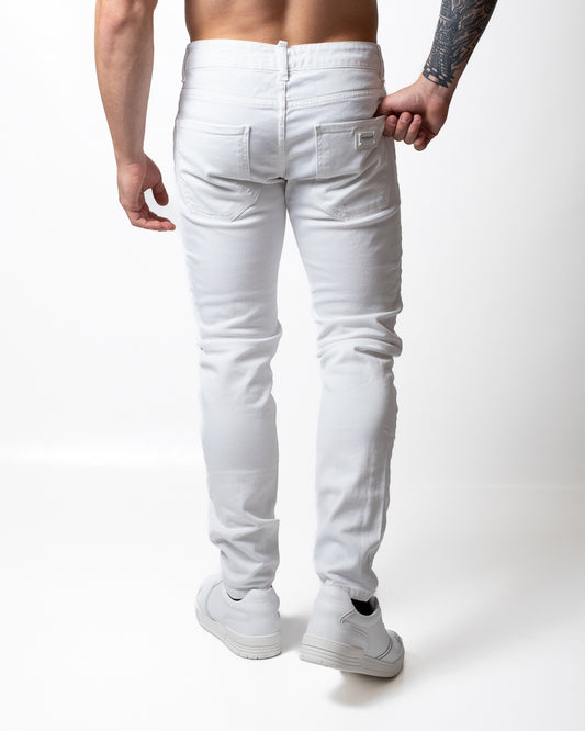 Jeans G2Firenze "White Bull" slim uomo