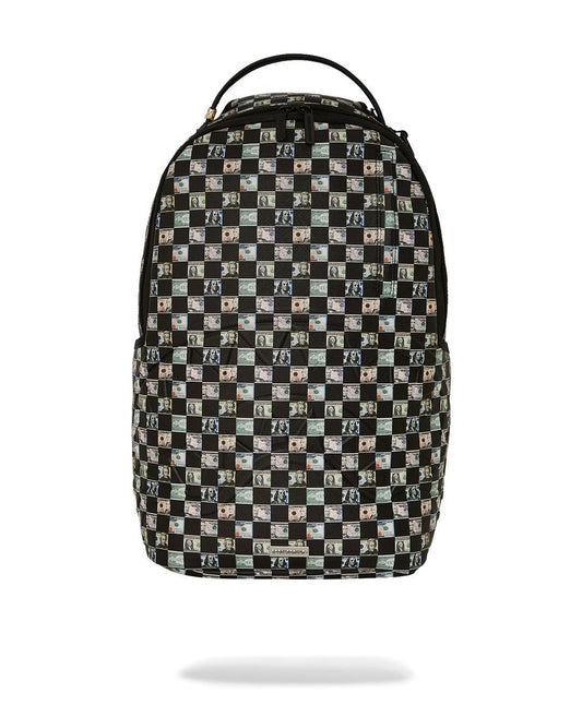 Zaino Sprayground bianco Money check pattern dlx backpack