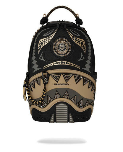 Zaino Sprayground nero AI Wonderland gold and black backpack