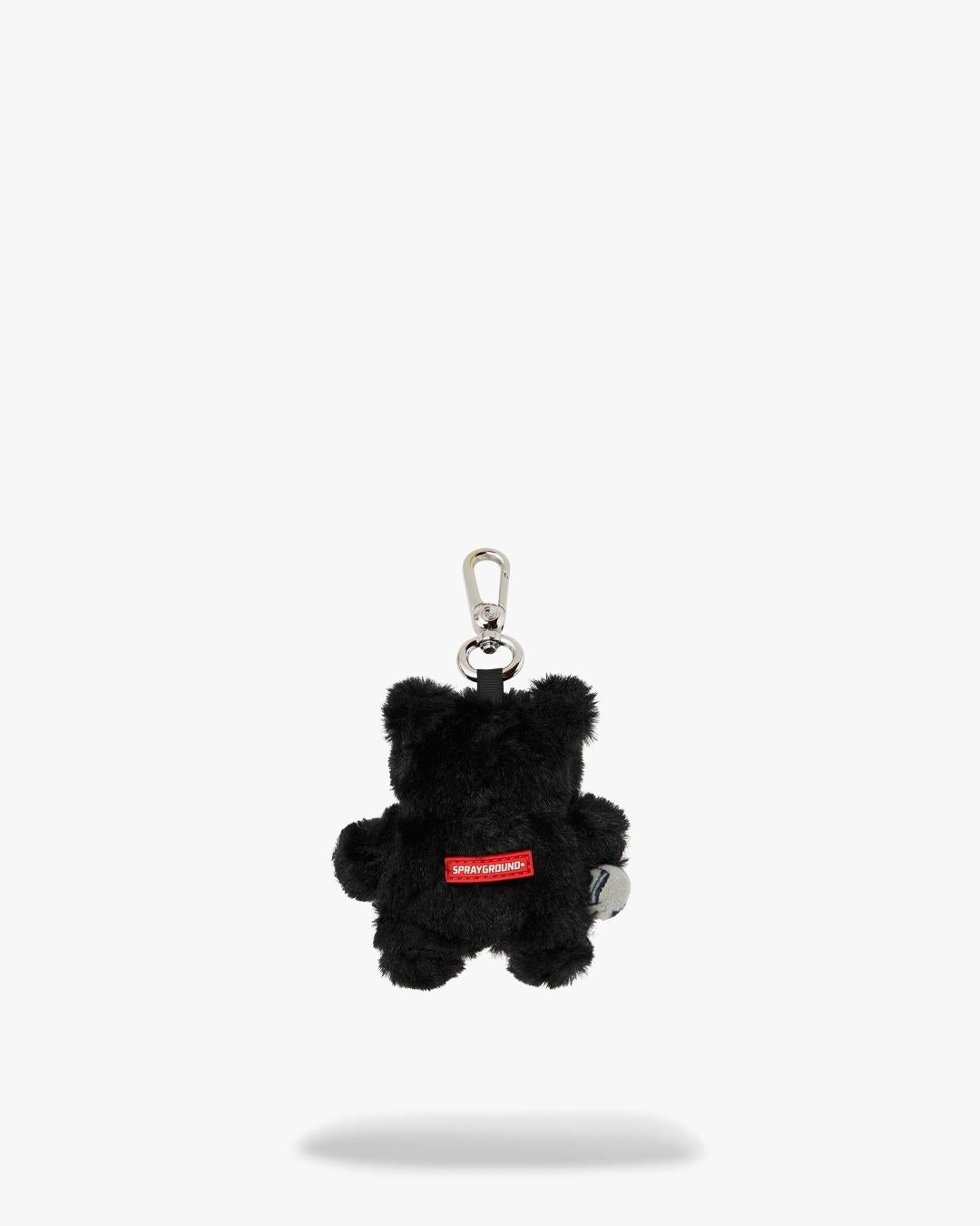 Portachiavi Sprayground nero "FUR CRAY BLACK BEAR CUB KEYCHAIN"