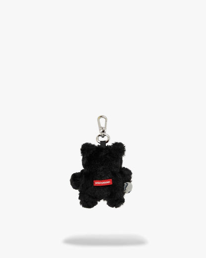 Portachiavi Sprayground nero "FUR CRAY BLACK BEAR CUB KEYCHAIN"