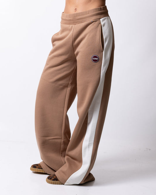 Pantalone Colmar in felpa color block donna