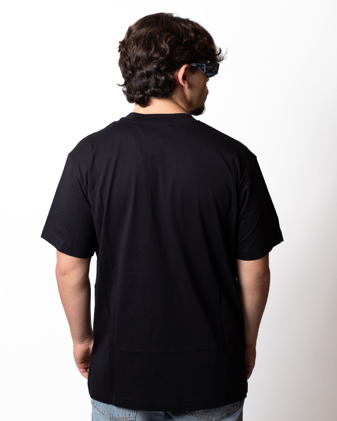 T-Shirt Moschino con logo strass