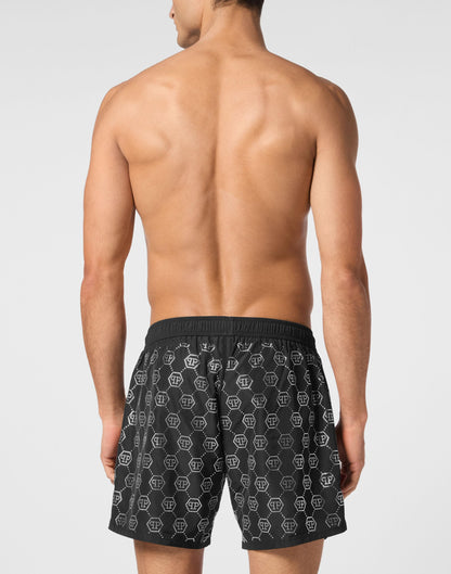 Boxer mare Philipp Plein con applicazioni uomo
