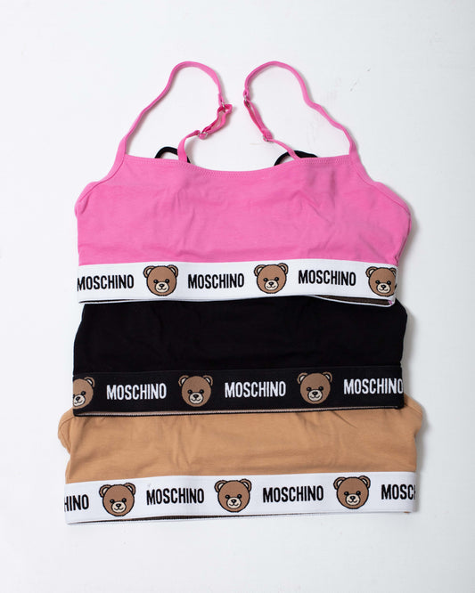 Reggiseno Moschino Underwear tri-pack multicolor donna