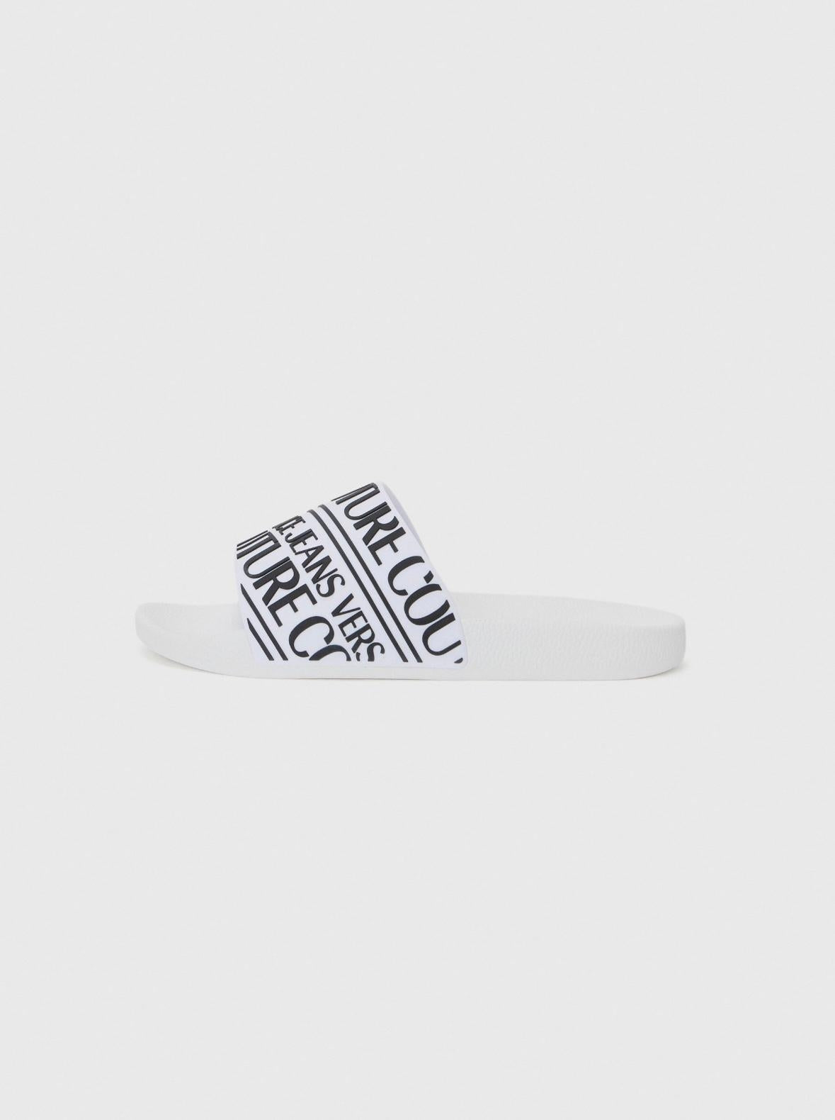 Ciabatte Versace Jeans Couture con fascia logomania uomo