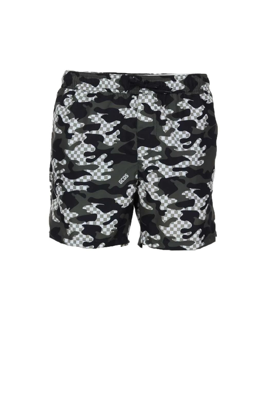 Boxer mare GCDS "Checked Camo" uomo