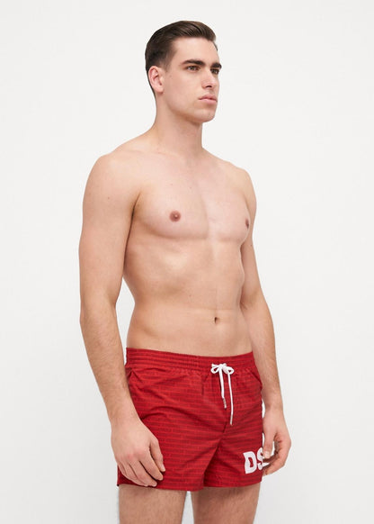 Boxer mare Dsquared2 con logo jacquard uomo
