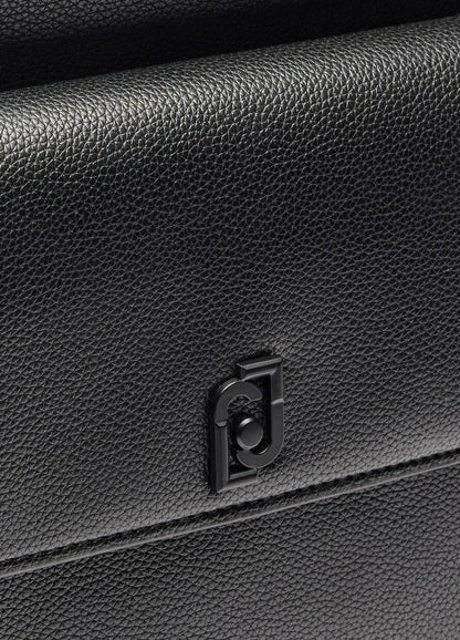 Zaino Liu Jo in pelle con placca in metallo