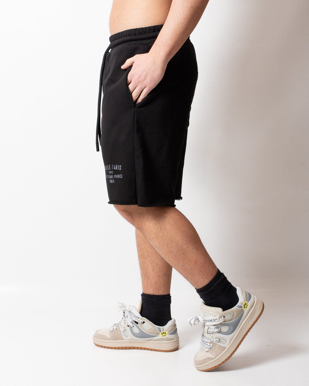 Bermuda Gaelle "Basket" in felpa con stampa uomo