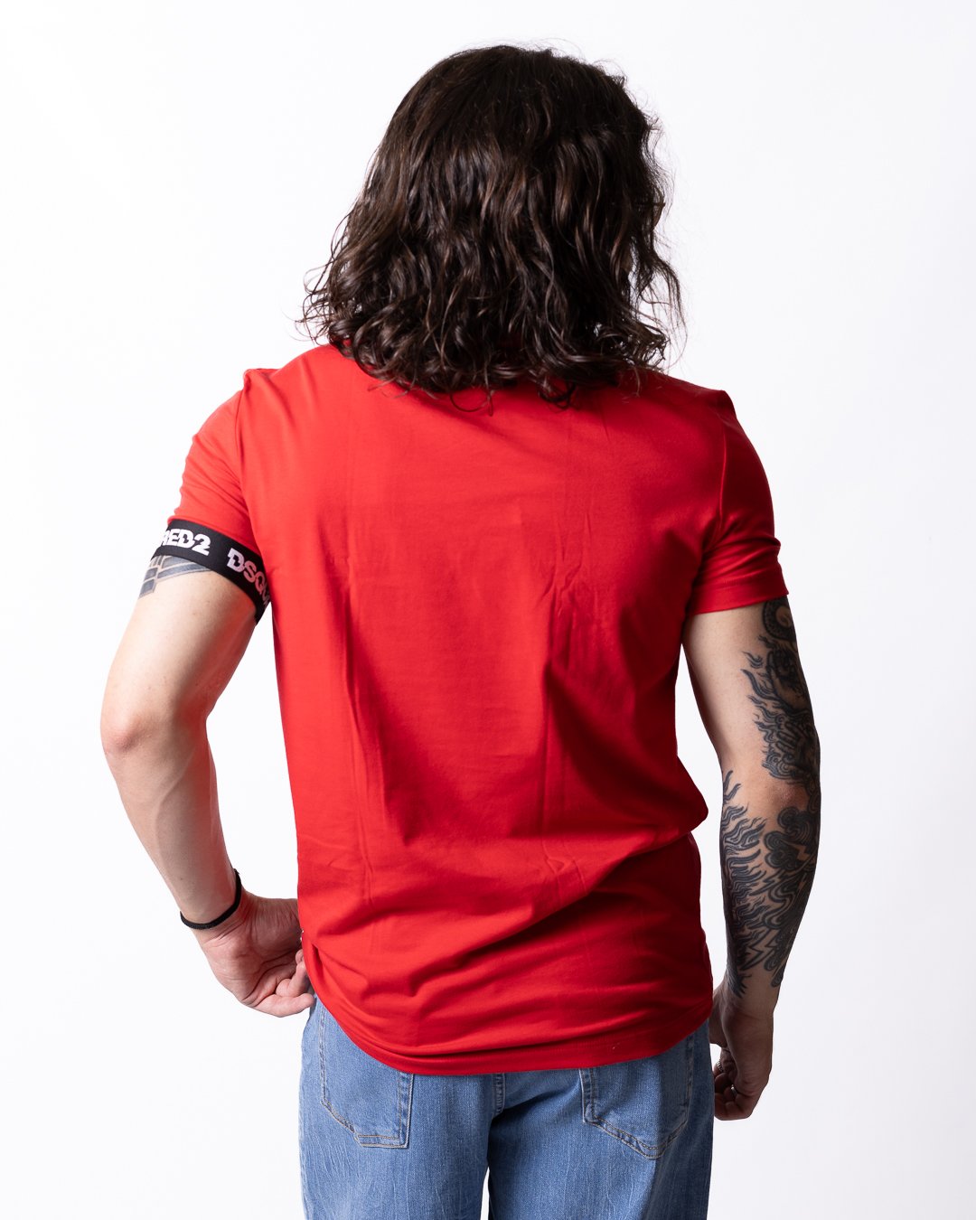 T-shirt Dsquared2 con fascia logata