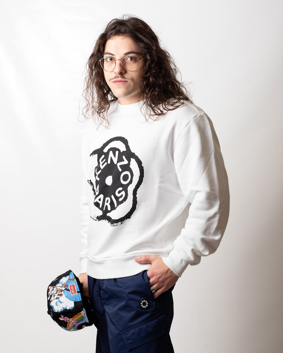 Felpa Kenzo girocollo "Boke Flower 2.0" uomo