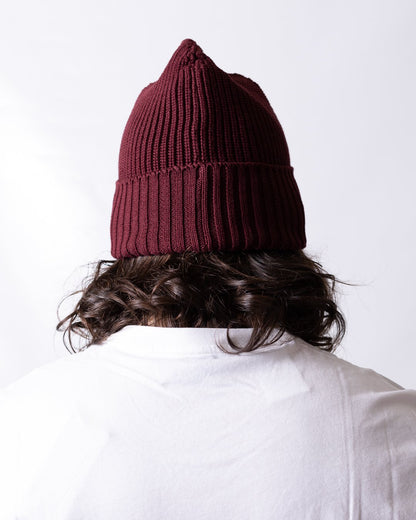 Cappello Disclaimer con risvolto e logo ricamato