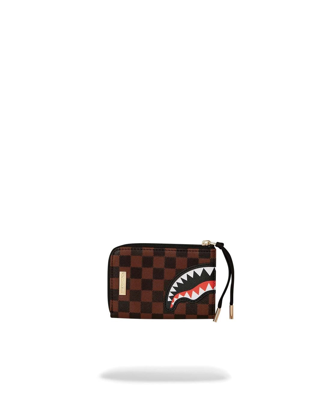 Portafoglio Sprayground marrone shark in paris  zip-out wallet