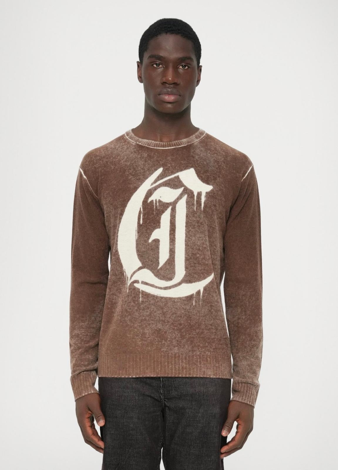 Maglia Just Cavalli girocollo "Reserve Print" uomo