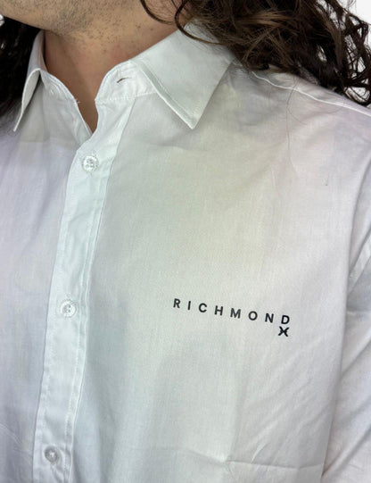Camicia Richmond X con logo uomo