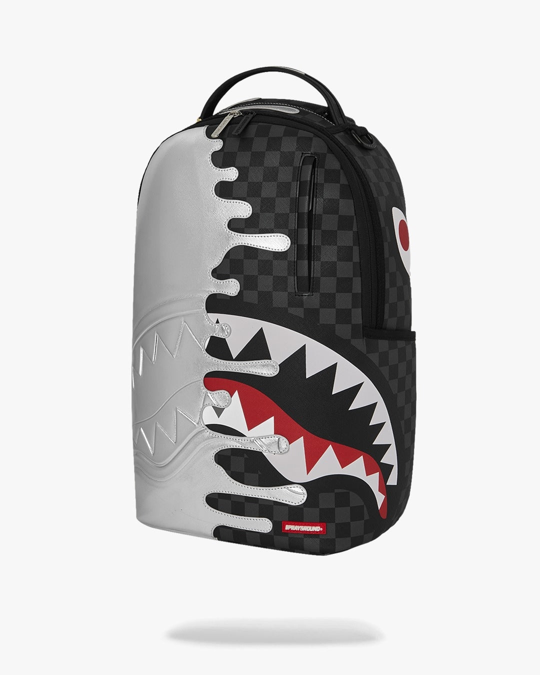 Zaino Sprayground nero SILVER SIDE DRIP BLACK CHECK DLXSV BACKPACK