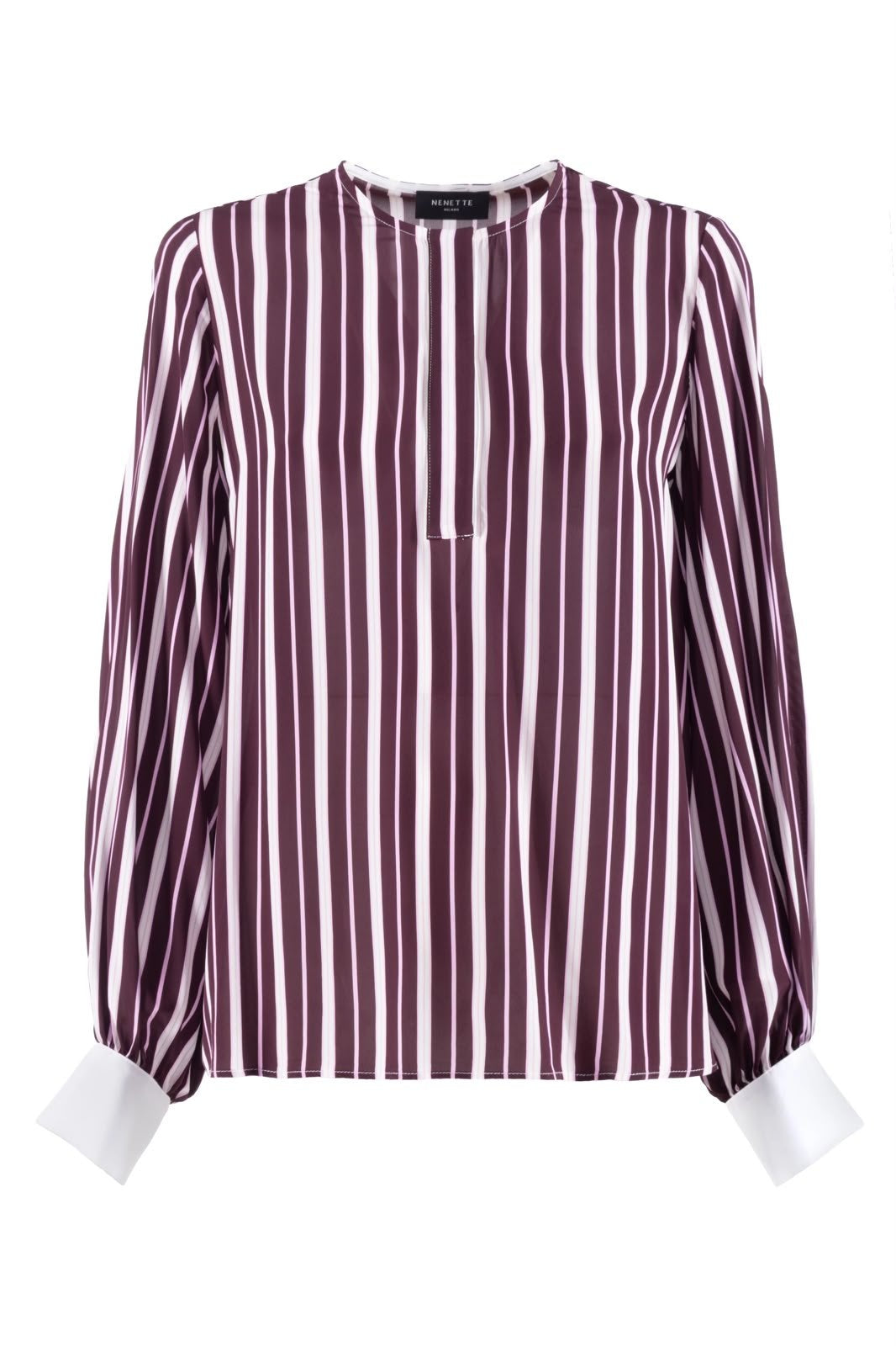 Blusa Nenette a righe con fascia removibile