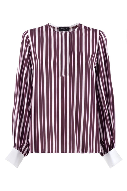 Blusa Nenette a righe con fascia removibile