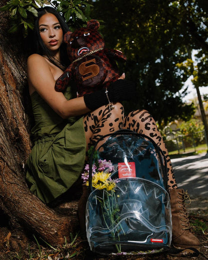 Zaino Sprayground trasparente Clear bear dlx backpack