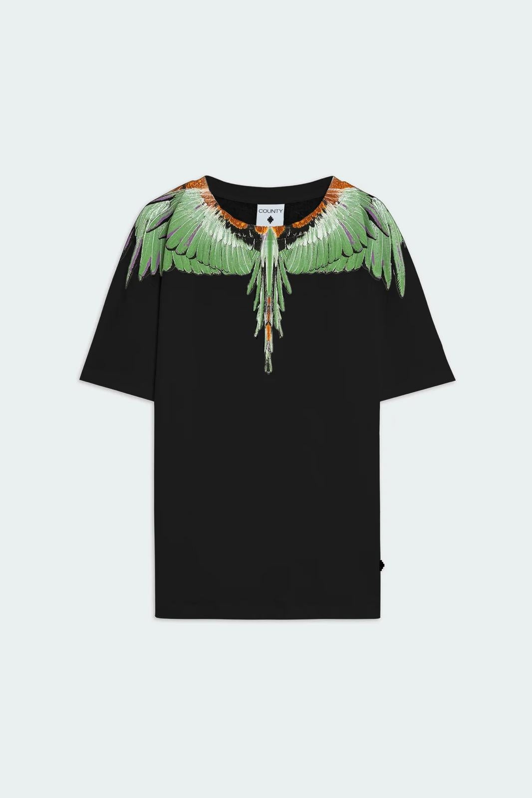 T-Shirt Marcelo Burlon "Black Wings" uomo