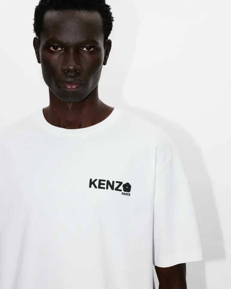 T-Shirt Kenzo con logo e&nbsp; boke flower 2.0 in cotone