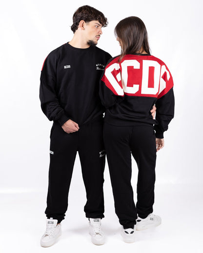 Felpa GCDS girocollo "Band Logo Back"