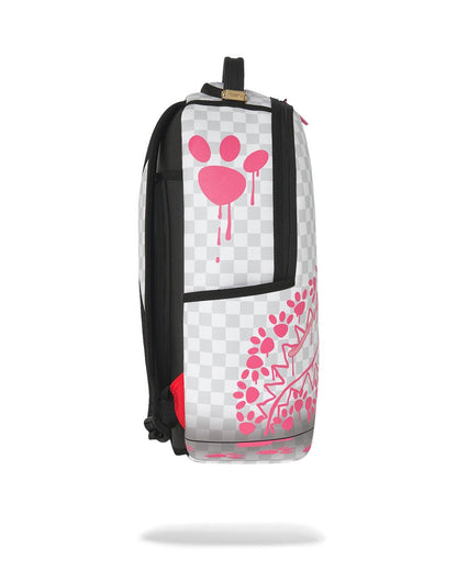 Zaino Sprayground bianco PINK PANTHER PAWPRINTS BACKPACK