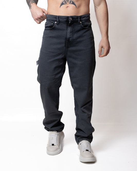 Pantalone Iceberg straight con ricamo uomo