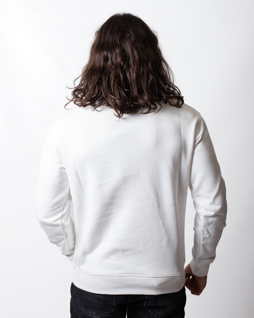 Felpa Gaelle girocollo con logo ricamato uomo