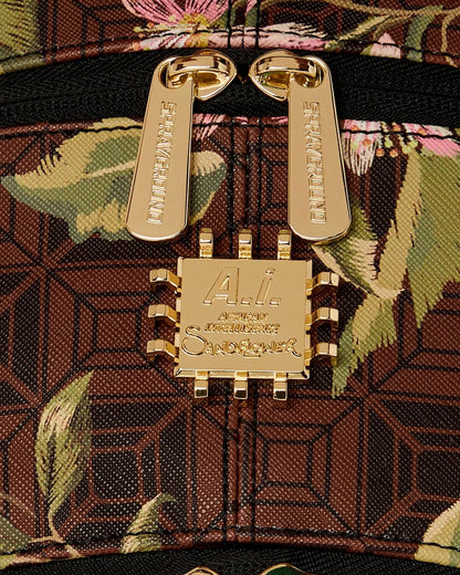 Zainetto Sprayground marrone "AI Henny floral savage backpack"