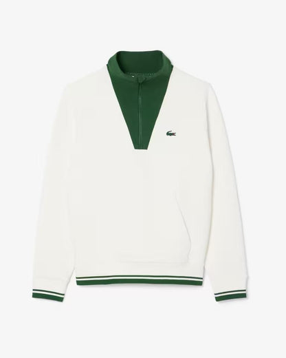 Felpa Lacoste mezza zip uomo