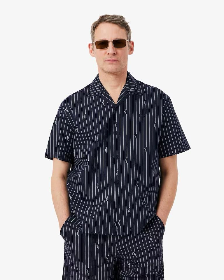 Camicia Lacoste "Logo Stripe" uomo