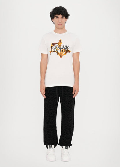 Pantalone Versace Jeans Couture in felpa "Logomania" uomo