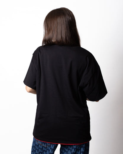 T-Shirt MSGM doppio tessuto con ricamo